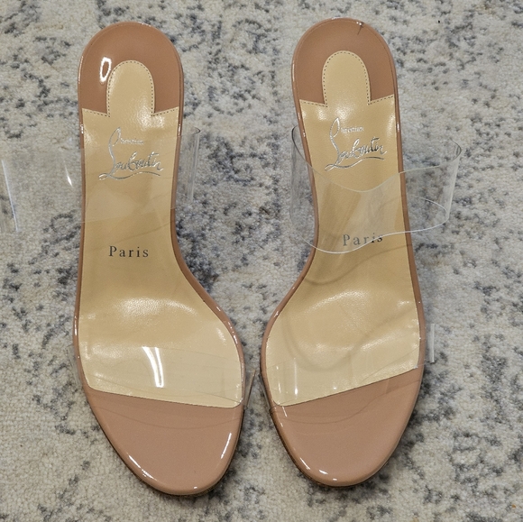 Christian Louboutin Shoes - New Christian Louboutin Just Nothing Tan Women's Shoes In Size 39